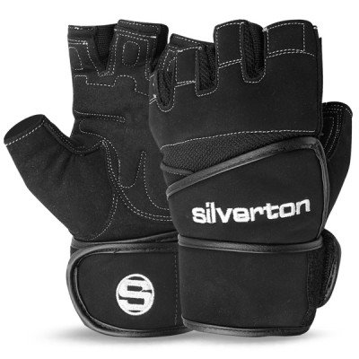 Weight Lifting Gloves Gym Fitness Fingerless Long Wrist Gloves - 250
