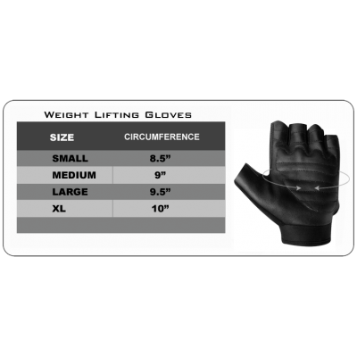 Weight Lifting Gloves Leather Gym Fitness Body Building Unisex Design Gloves Black/Grey