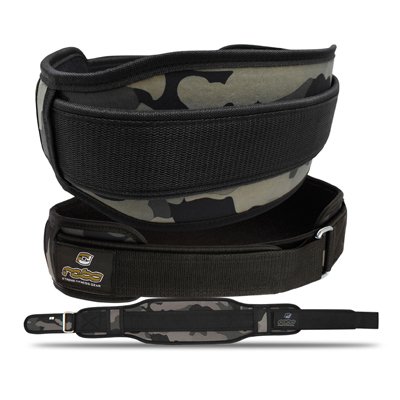 Weight Lifting Neoprene Belt Lumber Pain Back Support Brown/Camo