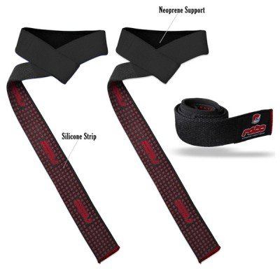 Padded Weight Lifting Hand Bar Straps Wrist Support Gym Training Gloves Wrap Black