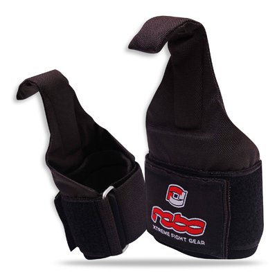 Power Bar Hook Wrist Support Weight Lifting Padded Chin Pull Up Gym Hook Strap