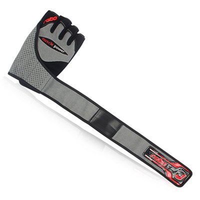 Weight Lifting Gloves Gym Workout Leather Body Building Wrist Support Hybrid