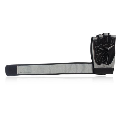 Weight Lifting Gloves Gym Workout Leather Body Building Wrist Support Hybrid