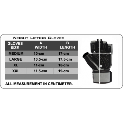 Weight Lifting Gloves Gym Workout Leather Body Building Wrist Support Hybrid