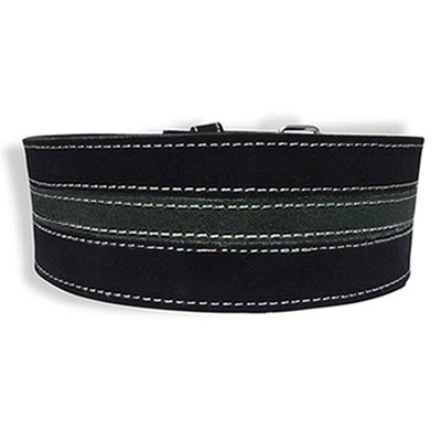 Weight Lifting Belt NUBUCK Leather Power Gym Training Belt Back Support