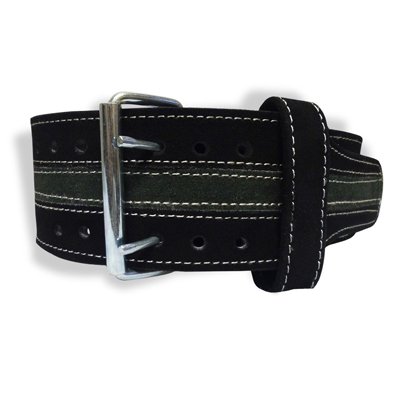 Weight Lifting Belt NUBUCK Leather Power Gym Training Belt Back Support