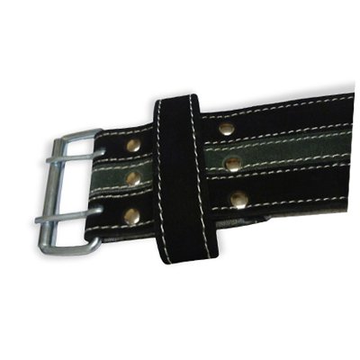 Weight Lifting Belt NUBUCK Leather Power Gym Training Belt Back Support