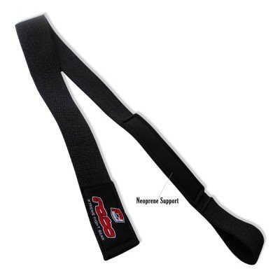 Weight Lifting Wrist Straps Padded Hand Bar Support Training Gym Straps Black